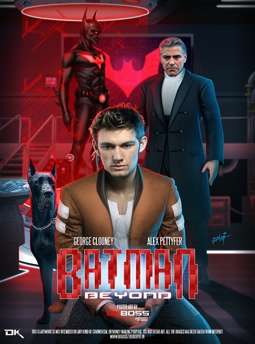 dkboss, Batman Beyond Movie Poster tried Goerge Clooney as...