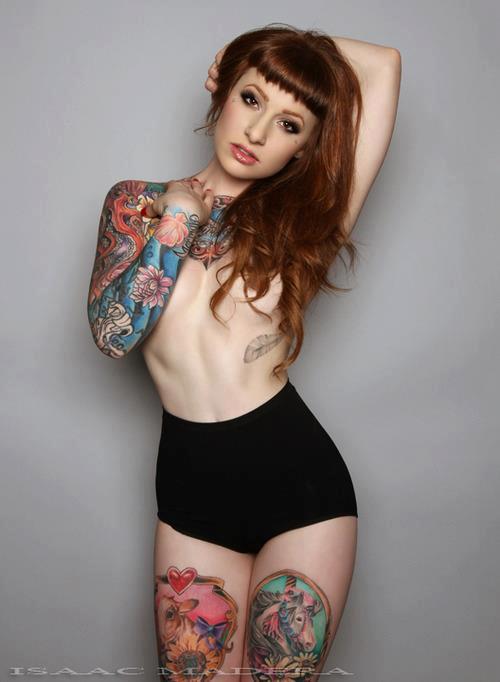 tattooedwomenarebeautiful:  Model: Amber Lynn Rahming 