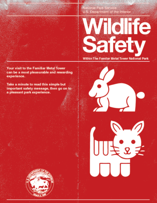 mysteryfleshpit:  Scan of a wildlife pamphlet