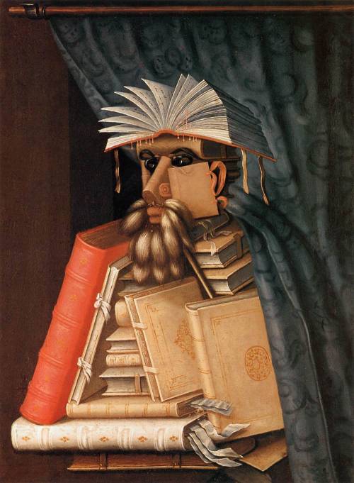 The Librarian, Giuseppe Arcimboldo, ca. 1570