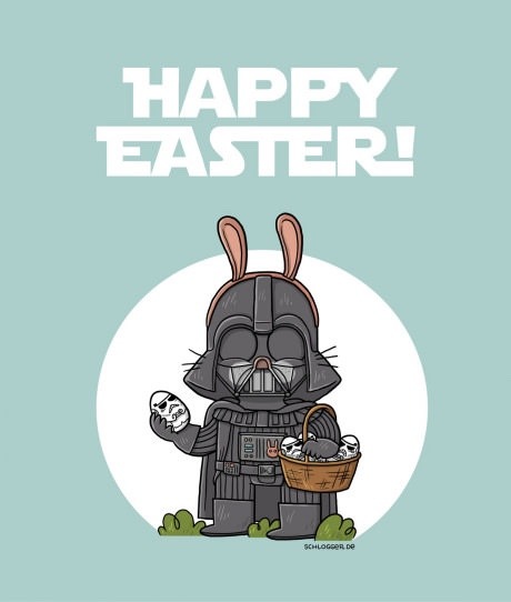 roddiewatson:  Happy Easter from the dark side of the force🙌✨❤️ 