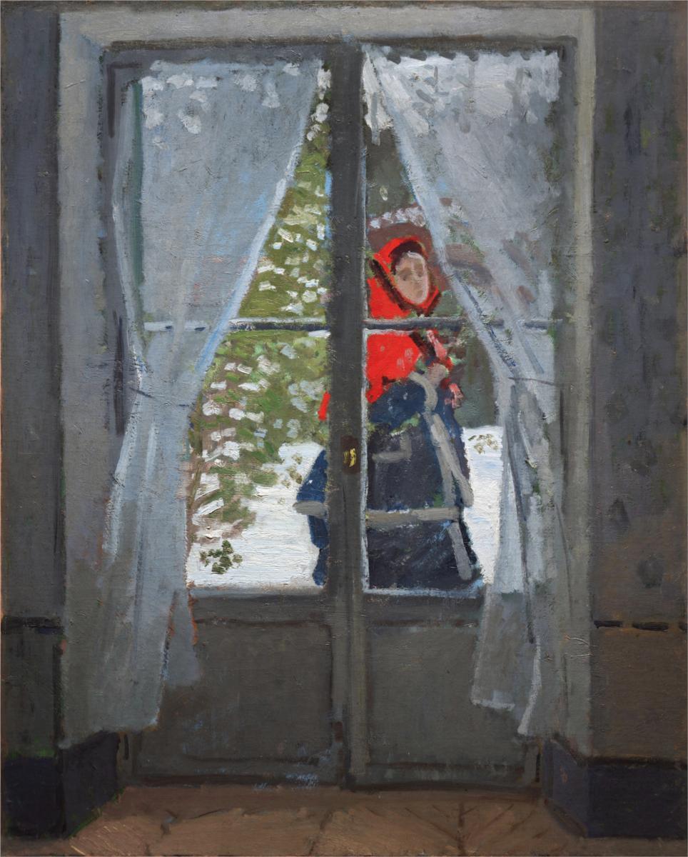 loftcultural:  Claude Monet - The Red Cape (Madame Monet) 1870 