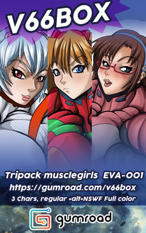 Hello  here is one new pack Evangelion girlsRei, Asuka and Mari artsIt you are interest, you can get