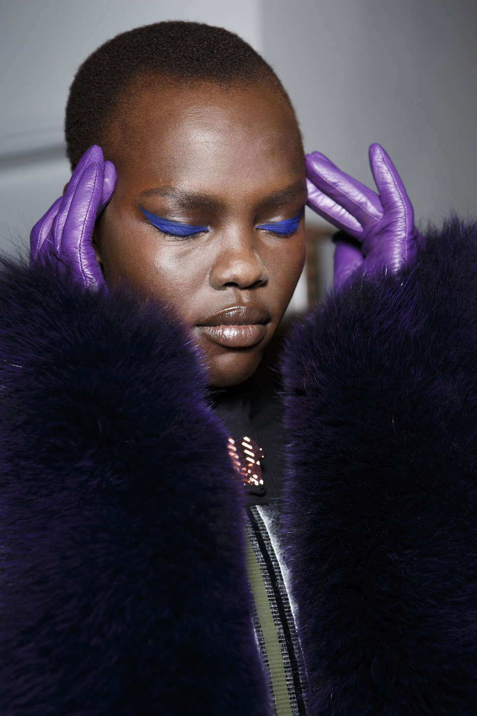 mazzystardust:  getting in the zone for catwalk domination 