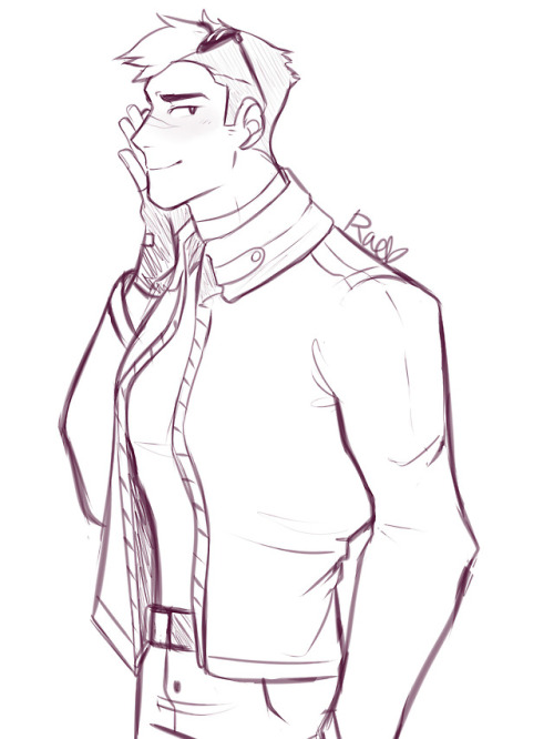 old wip I may or may not ever finish lol. Shiro with his leather jacket in season 6 was the death of