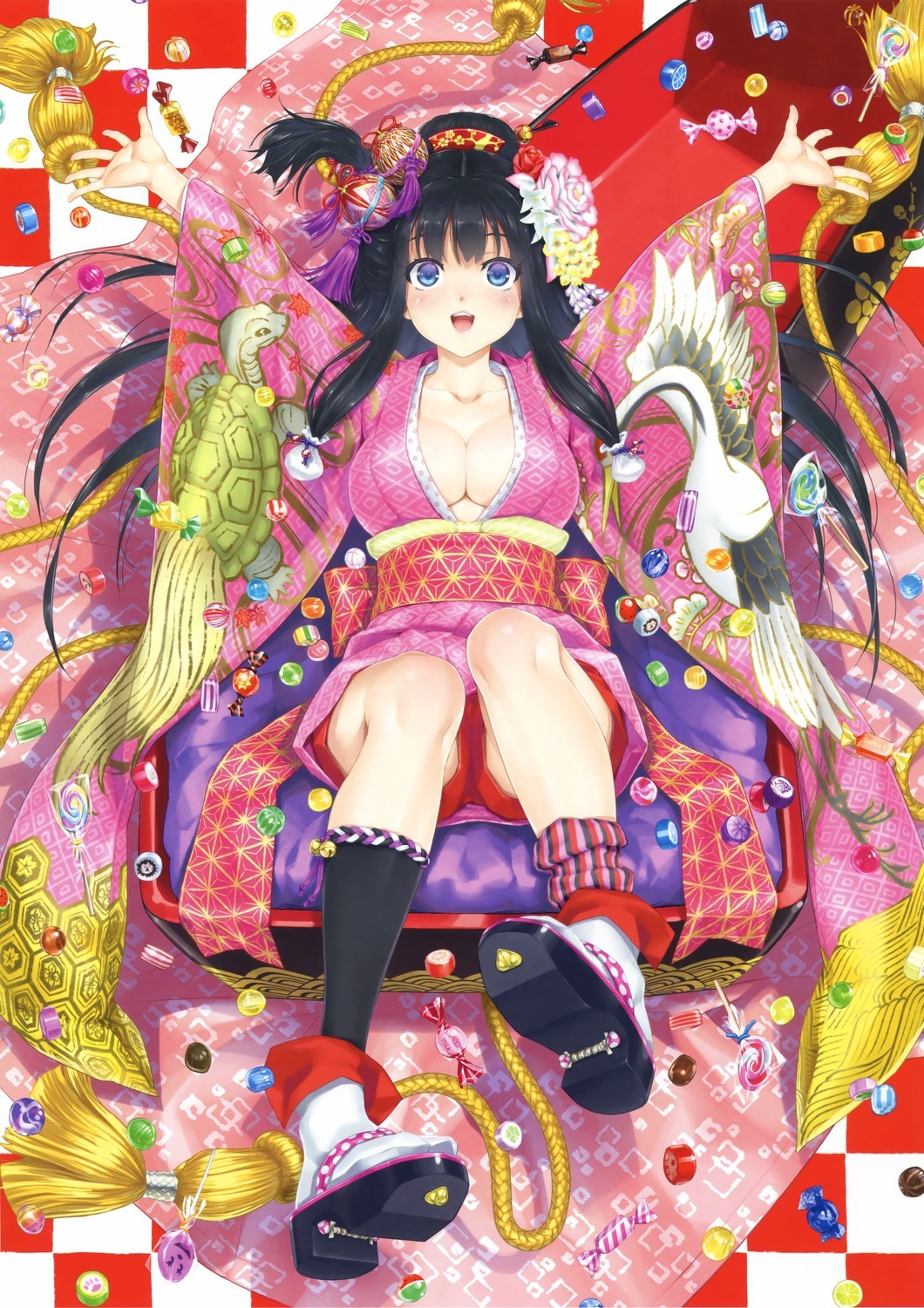 cleavage happoubi jin no bra yukata | #290771 | yande.re