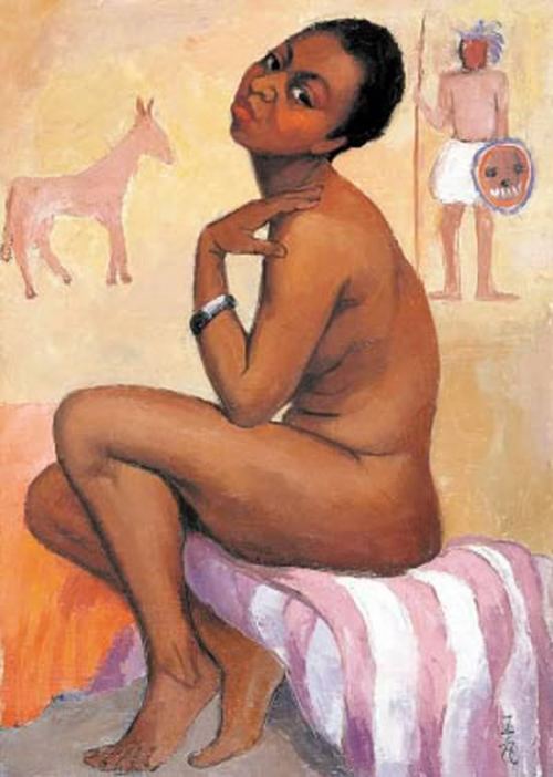 Porn photo African Woman, by Pan Yu-liang (1972)