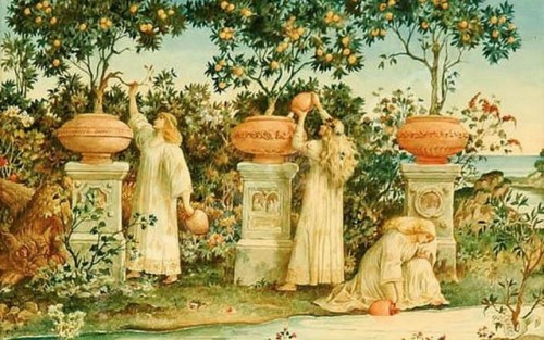 Riccardo Meacci (1856–d. ca. 1940) The garden of Hesperides