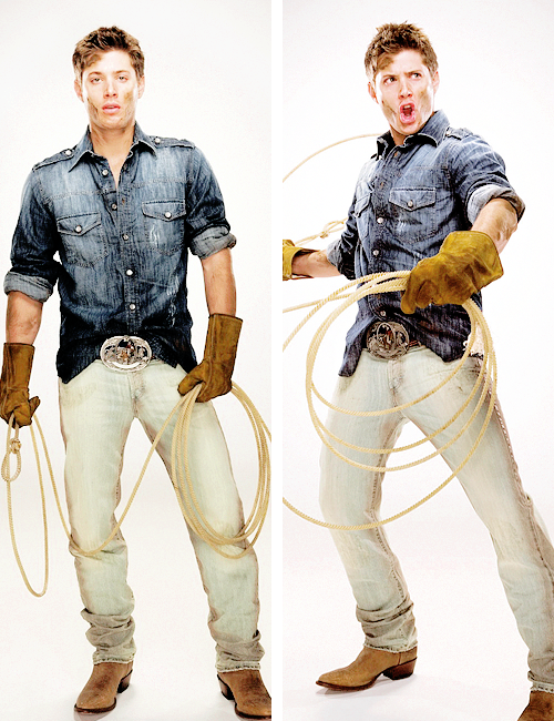 spncastdaily:  Being from Texas, I would say I favor a pair of jeans you can wear some boots with. 