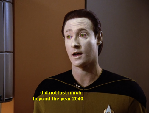 captainsblogsupplemental: miserablemccoy: captainsblogsupplemental: Just 12 years of television left