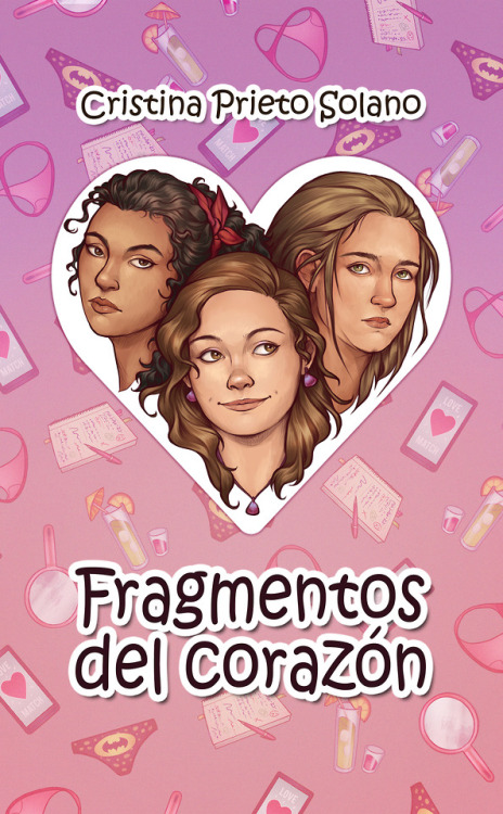  I can finally show you the book cover I made for Fragmentos del Corazón (Fragments of the Heart) by