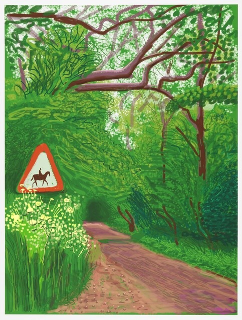 fuckyeahdavidhockney:  The Arrival of Spring in Woldgate, East Yorkshire in 2011  IPad drawings printed on paper, edition of 25