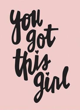 You Got This Girl - 8 x10, Typography print, Quote Print, Inspirational Print Inspirational quote pr