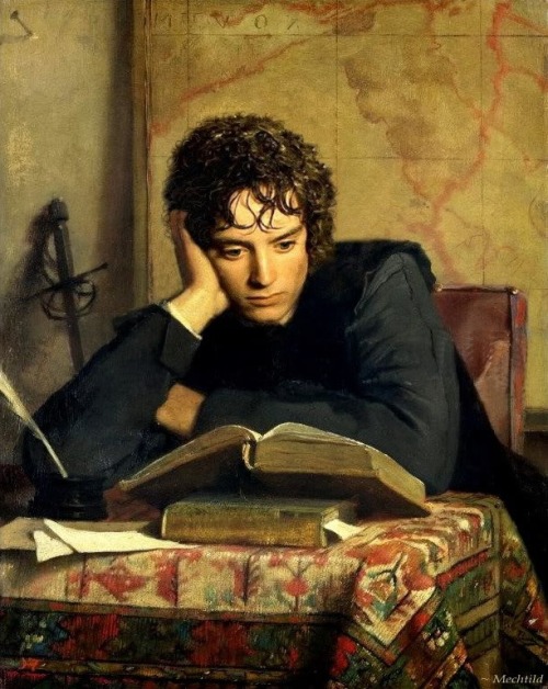 The Reader (1856), Ferdinand Heilbuth (1826-1889).