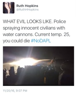 ndndoll:    400 DAPL protesters ‘trapped