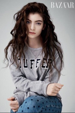 lordemusic:  covered harper’s bazaar germany this month - wearing my best friend’s sweatshirt which is my most treasured possession