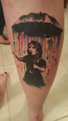 Tattoosnyc:  Banksy Nola Girl, Ricky Thompson, Big Easy Tattoo, New Orleans La Http://Ift.tt/1Hnmkp6