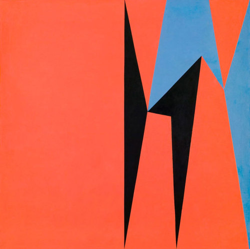 igormaglica:Lorser Feitelson (1898-1978), Dichotomic Organization, 1959.oil on canvas