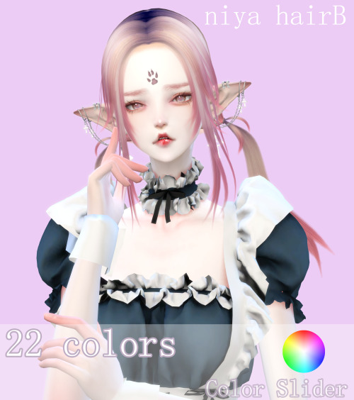 （maya）niya hair A+B（update！！）Updated the version that does not require Color Slider, 55 colors！！22 c