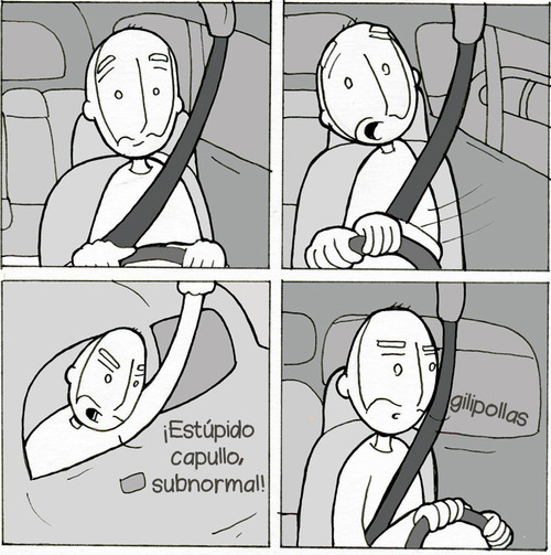 diasconredfox:  Maldiciendo. original 