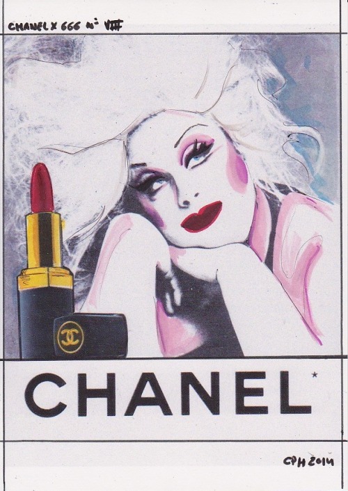 Porn Pics robertamarrero:  The Chanel x 666 series