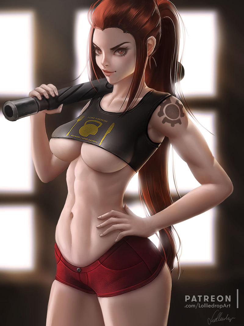 lolliedrop: Brigitte - Overwatch   Got to love this girl! Hope you guys like it
