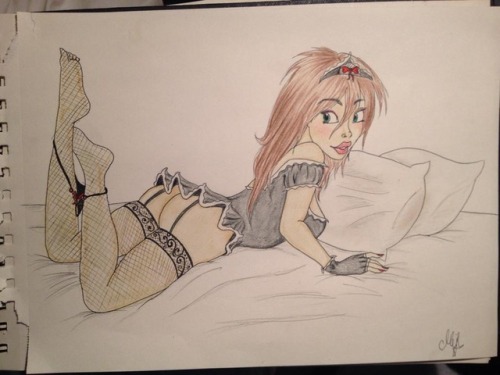 Felichia skyy sissy slutMe as a Bitmoji &lt;3 and a nice drawing off as a sissy maid with boobs &lt;