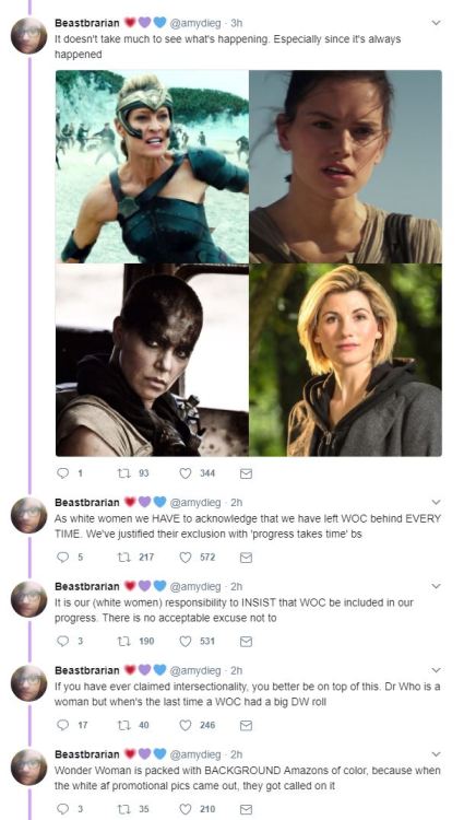 cypheroftyr: Hey white women who follow me, read this thread. Maybe y'all will listen to her.Y’all