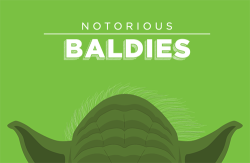 tastefullyoffensive:  Notorious Baldies by