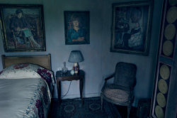 Virginia Woolf’s bedroom, from Annie Leibovitz’s