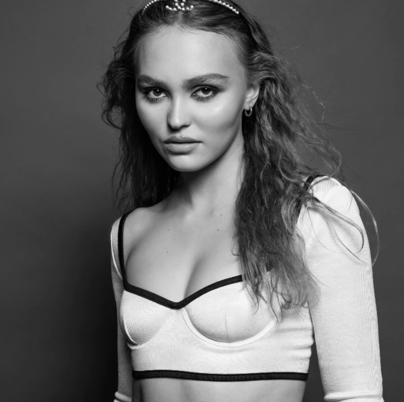 Lily-Rose Depp Topless Chanel Sunglasses & Watch Cute magazine CLIPPING  photo