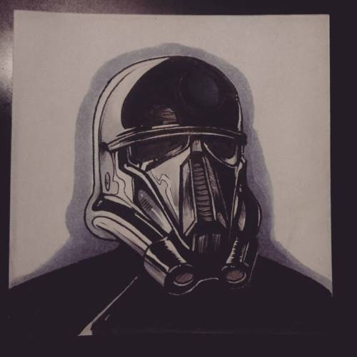 #inktober #day5 #deathtrooper #starwars #starwarsfan #rogue #rogueone #stormtrooper #naramsinha #fan