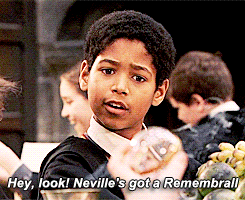 adamtorresismyhomeboy:  carryonwaywardsoldier:  malikortreat:  #remembralls are the most fucking USELESS things in the entire magical realm#they don’t do shit except make you confused and upset  for those of you still wondering, Neville forgot his robe