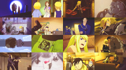 edrockbells:  one cap per ep -&gt; fullmetal alchemist: brotherhood  - There’s no such thing as a painless lesson. They just don’t exist. Sacrifices are necessary. You can’t gain anything without losing something first. Although, if you can endure