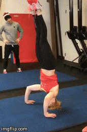 crossfitters:  Annie Thorisdottir. Learning the skill of lean to hspu-took some