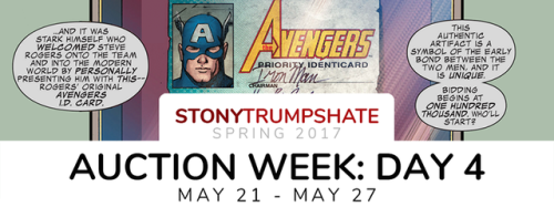 stonytrumpshate: ★★ AUCTION WEEK INFORMATION POST ★★ We’re past the halfway point! Four days in, thr