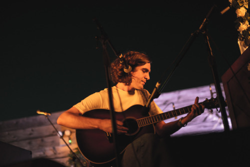 Phosphorescent plays an intimate outdoor show at the Open Air series at the event space 99 Scott in 