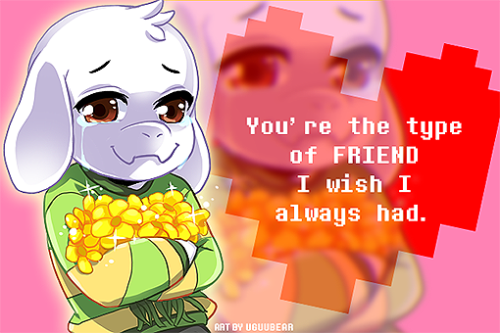 uguubear:  UNDERTALE Valentine’s Day CardsMight draw more later~ :)    @slbtumblng