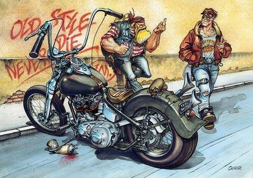 Harley Bobber Chopper adult photos