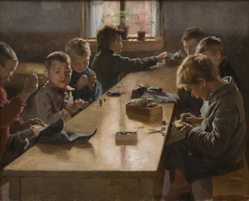 artist-albert-edelfelt: The Boys’ Workhouse, Helsinki, Albert Edelfelt