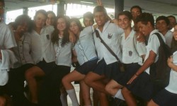 captoring:  stilesanderek:  A school in Brazil had all its students protesting after a transgender girl got reprimanded after changing into a female uniform. All the students, including the boys, wore a skirt to school on September 1st in a way to show