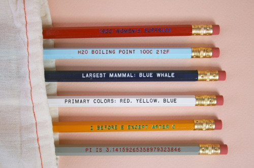 crookednose:  Paper Pastries “Know It All” pencil set 