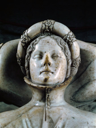 Tomb and monument of Ilaria Del Carretto by Jacopo della Quercia, 1408-c. 1413