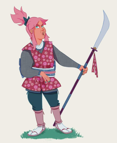 My two RP kids: Gef Tingleberry the good boy dwarf cleric, and Ringo Kiken the rude samurai who has 