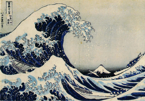 japonisme-japonism: Hokusai Katsushika / Thirty-six Views of Mount Fuji , The Great Wave off Kanagaw