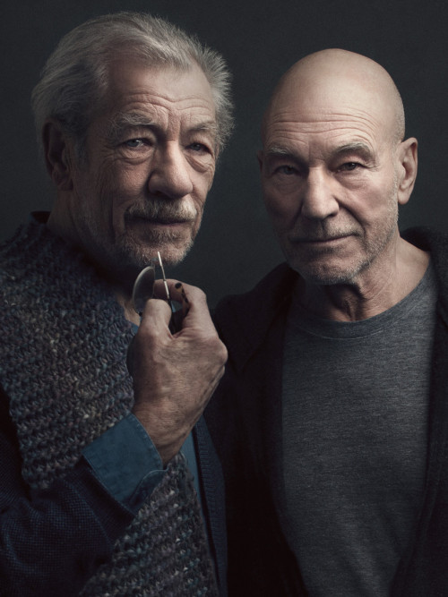 rustyness - Ian McKellen and Patrick Stewart in the best photo...