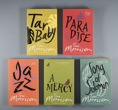 vintagebooksdesign:TONI MORRISON BACKLIST - Black History MonthNobel prize-winning author Toni Morri