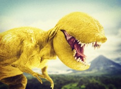 puppylovesquared: dennys:  When life gives you lemons, combine their DNA with a prehistoric mosquito that was preserved in amber and create the Tyrannosourest Rex.  It’s been a while since dennys got me to say what the fresh fuck 