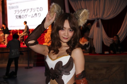 グラブル凄過ぎ…東京ゲームショウ2015 コンパニオンさん写真まとめ（Cygames） #TGS2015 | Time to live forever