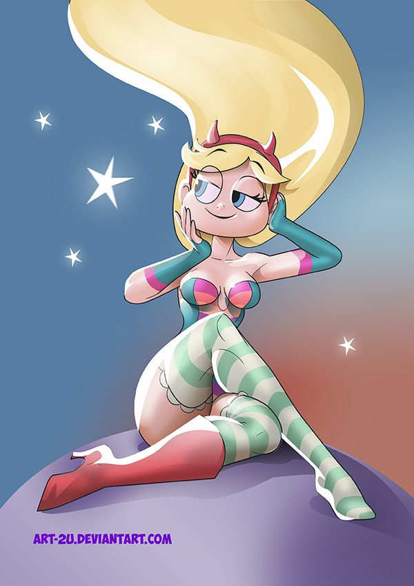 grimphantom2:  the-amazing-kukutjulu:  Star Vs Evil Pinpup by Art-2u   Nice outfit!